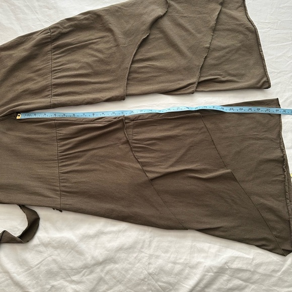 Soul Flower Olive Green Flowy Pants Size Small - Picture 6 of 11